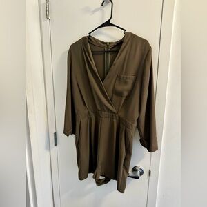Olive Green Romper